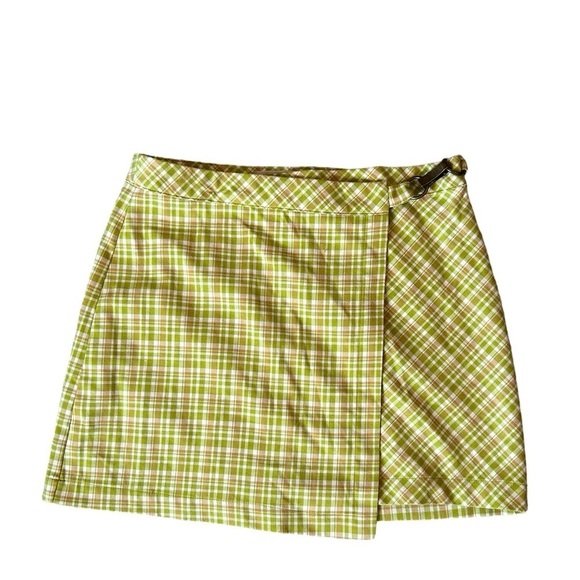 Urban Outfitters Dresses & Skirts - 5/$25 Urban Outfitters wrap around plaid mini skirt size medium